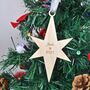 Personalised Christmas Star Bauble, thumbnail 2 of 5