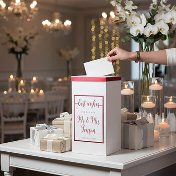 Personalised Classic Wedding Guest Book, 4 of 6