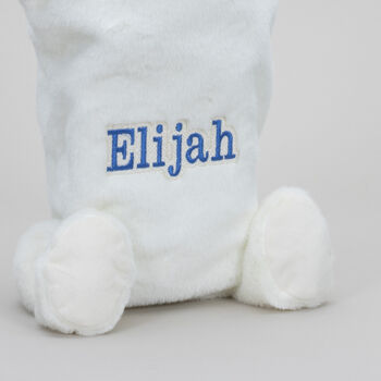 Personalised Embroidery Bear Hot Water Cover. Boxed, 3 of 9