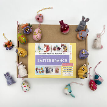 Needle Felting Bumper Kit Easter Branch, 11 of 11