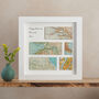 Remember When… Personalised Five Map Print Gift, thumbnail 4 of 8