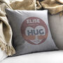 Personalised Sending A Hug Cushion, thumbnail 1 of 4