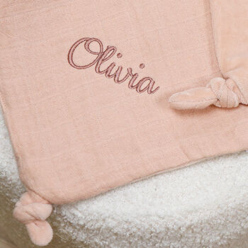 Personalised Trixie Mrs Rabbit Bliss Blossom Comforter, 3 of 6