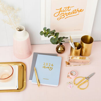 Personalised Modern 2026 Weekly Diary, 8 of 8