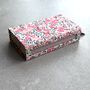 Personalised Refillable Liberty Fabric Matchbox With Leather Detail, thumbnail 3 of 10