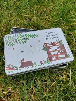 Forest School Treasure Storage Tin For Children, 2 of 3