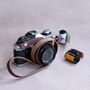 Personalised Leather Camera Strap Slim, thumbnail 4 of 11