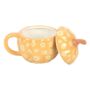 Groovy Floral Pumpkin Mug, thumbnail 2 of 3