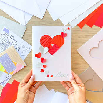Love Heart Card Making Kit | Iris Folding, 4 of 5