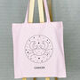 Zodiac Star Sign Tote Bag, thumbnail 3 of 7