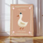 Silly Goose Nursery Art Print, thumbnail 1 of 3