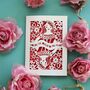 Queen Of My Heart Paper Cut Card, thumbnail 1 of 8