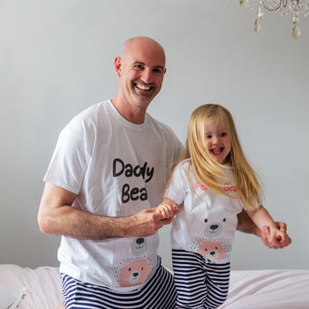Personalised Daddy And Me Matching Bear Pyjamas, 5 of 12