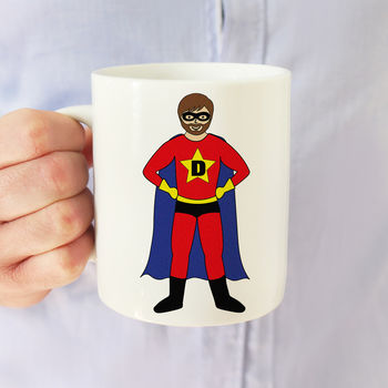 Design Your Own Superman Teacher Personalised Mug, 2 of 4