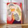 Matisse Impressionist Female Portrait Print, thumbnail 1 of 3