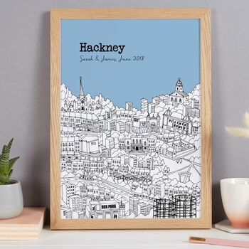 Personalised Hackney Print, 9 of 10