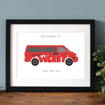 Personalised Campervan Print, 4 of 12