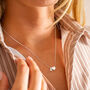 Sterling Silver Slide On Initial And Charm Necklace, thumbnail 4 of 12