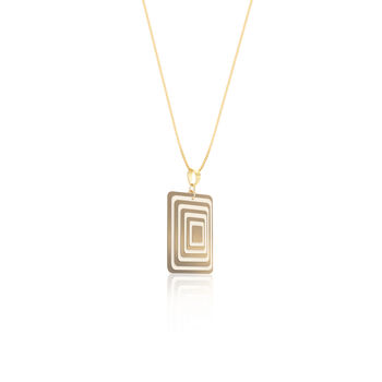 Matching Earrings And Necklace Set | Taupe And Cream, 8 of 10