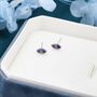 Amethyst Purple Marquise Cz Stud Earrings, thumbnail 6 of 11