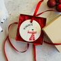 Personalised Ceramic Christmas Keepsake Ornament, thumbnail 3 of 5