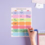 Magnetic Couples Weekly Fridge Planner A4|Citrus Splash, thumbnail 2 of 6