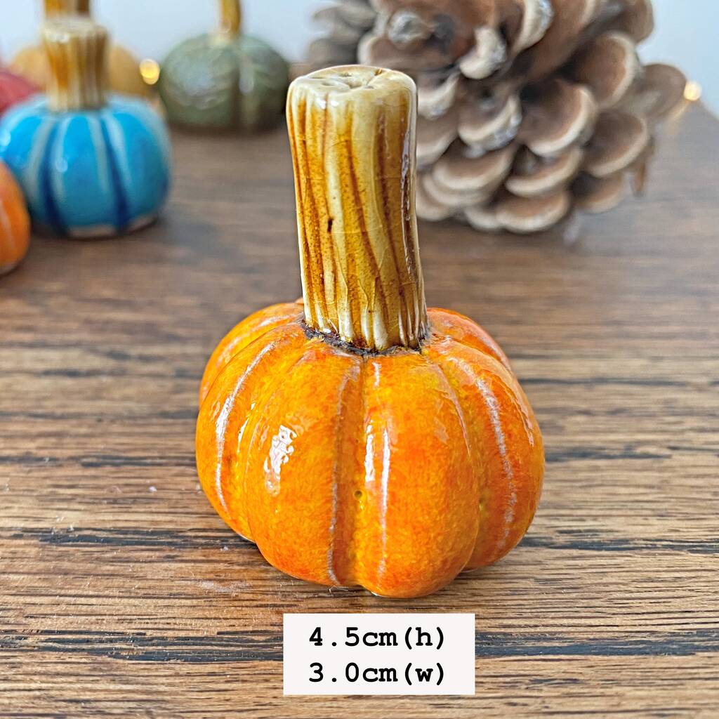 Handmade Ceramic Pumpkins By Bobby Loves Rosie | notonthehighstreet.com