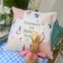 Peter Rabbit Birthday Cushion, thumbnail 2 of 10