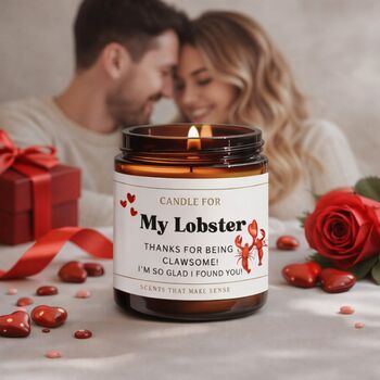 You Are My Lobster Candle Anniversary Gifts, 3 of 8
