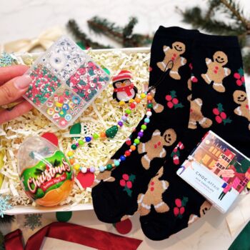 Kids And Tween Christmas Craft Gift – Festive Socks, Crafts, Toy And Cute Accessories, 2 of 9