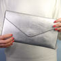 Monogram Bea Brights Envelope Clutch Bag, thumbnail 9 of 12
