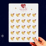 Golden Butterfly Christmas Tree Christmas Stickers, 25, thumbnail 2 of 11
