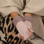 Bouclé Cuff Shimmer Fingerless Gloves – Three Colourways, thumbnail 8 of 12