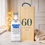 Personalised 60th Birthday Vodka Gift Set With Custom Lid, thumbnail 5 of 11