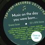 70th Birthday Print Music Day You Were Born Record 1954, thumbnail 4 of 12