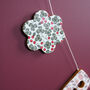 Personalised Floral Clay Name Garland, thumbnail 5 of 6