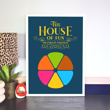 Personalised 'House Of Fun' Print, 2 of 4