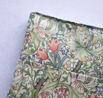 William Morris Golden Lily Book Cover Sleeve, 2 of 6