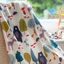 Soft Cosy Cuddly Kids Toddler Blanket Cute Animal Cream, thumbnail 4 of 5