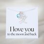 I Love You To The Moon And Back, Love Symbol Necklace, thumbnail 1 of 7