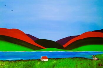 Scottish Landscape, Original Acrylic Painting, 6 of 7