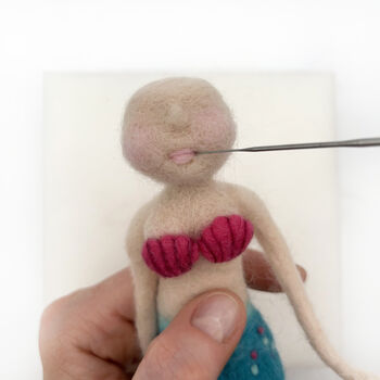 Needle Felting Kit Mermaid, 7 of 9