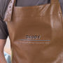 Personalised Personal Chef Faux Leather Apron, thumbnail 2 of 6