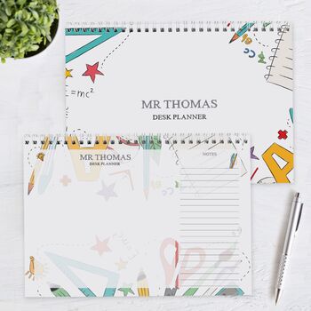 Personalised Teacher A4 Desk Planner, 3 of 3