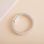 Silver Colour Crystal Encrusted Bracelet, thumbnail 3 of 3
