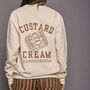 Custard Cream Connoisseur Slogan Sweatshirt, thumbnail 5 of 8