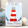 Personalised Lighthouse Family Birthday Card, thumbnail 7 of 9