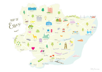 Personalised Essex Map: Add Favourite Places, 2 of 4