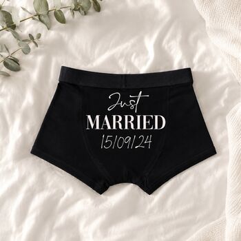Personalised Groom Boxers Groom Gifts Best Man Proposal, 12 of 12