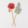 Wooden Poppy Flower, thumbnail 7 of 8